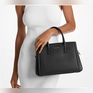 Michael Kors Layla Black Satchel